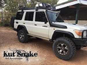 Flares: Kut Snake Flares for Toyota Landcruiser 70 & 76 Series