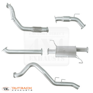 Exhaust Systems: Outback Exhaust 3.5" Exhaust system to suit Isuzu D-Max / Holden Colorado 2007-2010