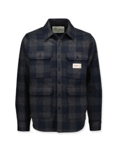 Feldon Swanndri Wool Camp Shacket - Coal Check