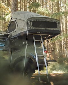 Feldon Crow's Nest Rooftop Tent - Extended - Green