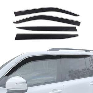 AUSGO Lexus LX Series LX500d LX600 2021-Onwards Monsoon Weather Shields with Stainless Trim