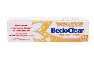 Allergy Nasal Sprays: Becloclear Nasal Spray 50mcg