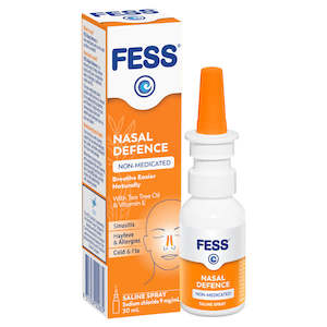 Other Sinus Relief: Fess Nasal Defence Spray 30ml for Nasal Congestion Relief and Respiratory Health