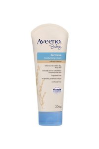 Baby Moisturisers: Aveeno Baby Dermexa Moisturising Cream 206g