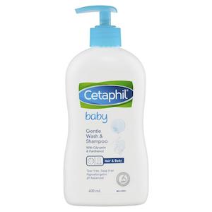 Bathing Baby: CETAPHIL Baby Gentle Wash/Spoo 400ml