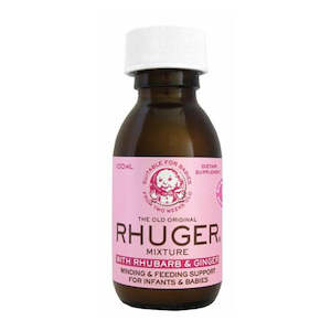 Colic Constipation And Heartburn: Rhuger Mixture Rhubarb & Ginger 100ml
