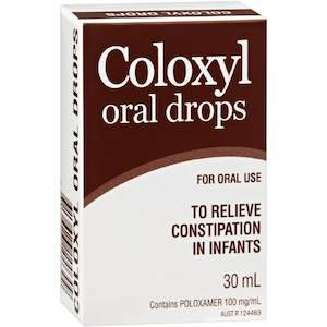 Colic Constipation And Heartburn: Coloxyl Drops Poloxamer 10% 30ml