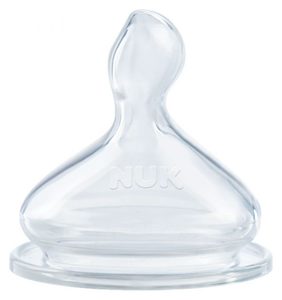 Nuk Fc Silicone Teat Size 1 Medium Hole 2Pk