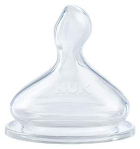 Nuk Fc Silicone Teat Size 1 Small Hole 2Pk