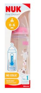 Nuk First Choice Polypropylene Bottle - Assorted Colours