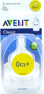 Feeding Bottles Teats And Cups: Avent Silicone Slow Flow Teat 2Pk