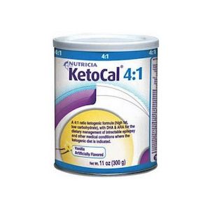 Infant Formula: Ketocal 4:1 Vanilla Powder 300g - High-Fat, Low-Carb Diet Supplement with Essential Nutrients, Natural Ingredients, and Sweet Vanilla Flavor