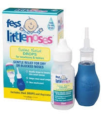 Paediatric Sinus Relief: Fess Little Noses Drops & Aspirator 25ml