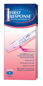 Pregnancy And Ovulation Tests: First Response 3 Test