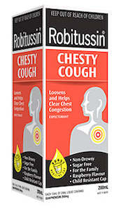 Cough Medicines: Robitussin Chesty Cough 200ml
