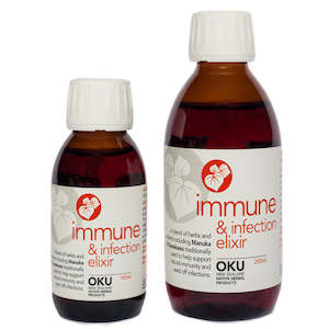 Cough Medicines: Oku Immune & Infection Elixir 200ml
