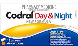 Codral Pe Day & Night Codeine Free Tabs 24s