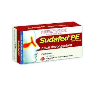 Sinus Relief Medicines: Sudafed Pe Nasal Decongestant 48s