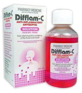 Sore Throat Gargles And Sprays: Difflam-C Solution 100ml