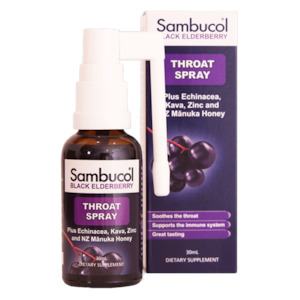 Sambucol Soothing Throat Spray 30ml
