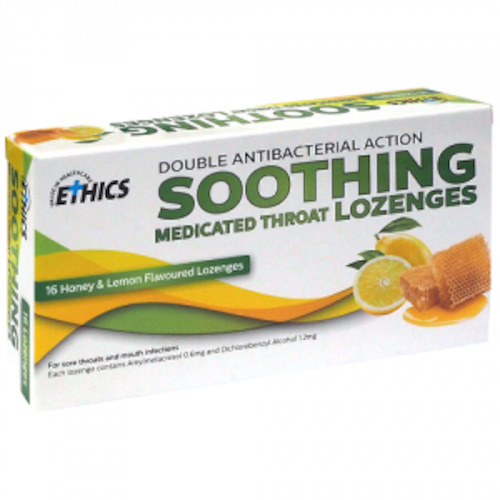 Sore Throat Lozenges: Ethics Sooth Throat Loz 16