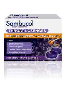 Sambucol Throat Lozenges 20s