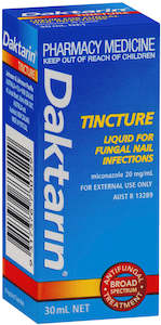 Antifungals Nail: Daktarin Nail Tincture 30ml