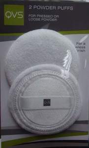 Cosmetic Tools And Removers: QVS 10-1080 Velour Satin Back Puff 2