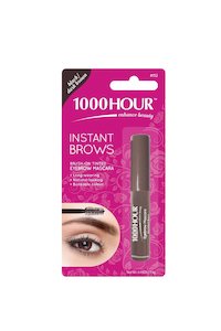 Eyelash Tint Or Fake Lashes: 1000 Hr Instant Brows Blk/Dk Brown