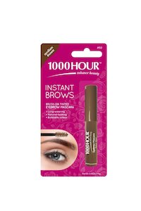 Eyelash Tint Or Fake Lashes: 1000 Hr Instant Brows Med Brown