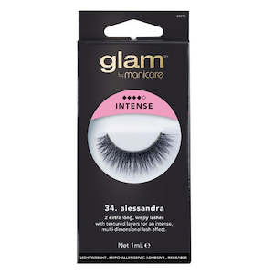 Eyelash Tint Or Fake Lashes: Manicare Glam Alessandra Lashes