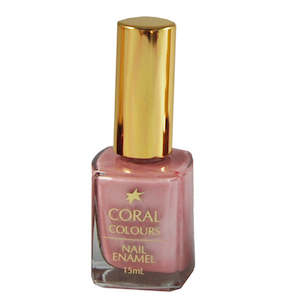 Nail Polish And Coating: Coral Nail Enamel Plush Pink