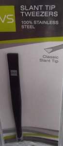 Tweezers: QVS 10-1000 Astro Tweezer Black Slant Tip