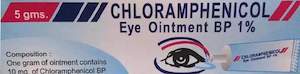Conjunctivitis Bacterial: Chloramphenicol 1% Eye Ointment 5g