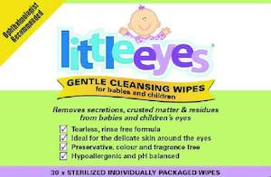 Fess Little Eyes Wipes 30s