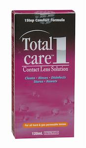 Contact Lens Solutions: Total Care 1 Soution Lens 100ml
