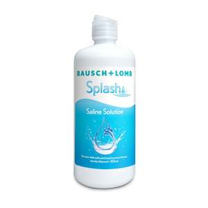 Bausch & Lomb Splash Saline Solution 355ml