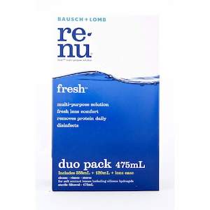 Renu Fresh Multi Purpose Duo 355ml +120ml & Case