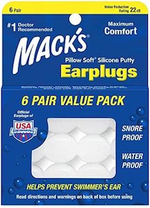 Ear Plugs: Macks Ear Plugs Silicone 6 Pairs - Superior Noise Reduction and Comfort
