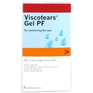 Bausch & Lomb Viscotears 0.2% 0.6ml 30s