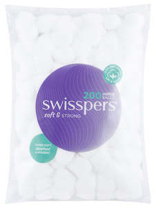 Bathroom Cotton 1: Swisspers Cotton Balls 200s
