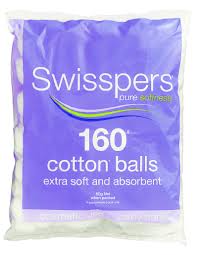 Bathroom Cotton 1: Swisspers Cotton Balls 160s