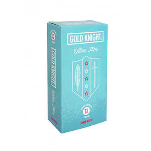 Condoms And Lubricants: Gold Knight Condom 56mm U/Thin 12Pk