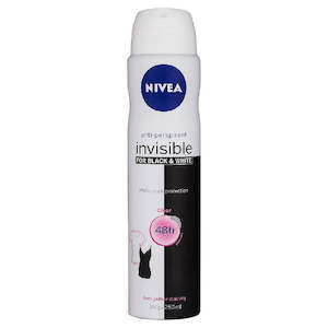 Nivea Deodrant Invisible Black & White Aerosol Women 250ml 50ml
