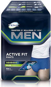 Tena Pants Men Navy Large 8s