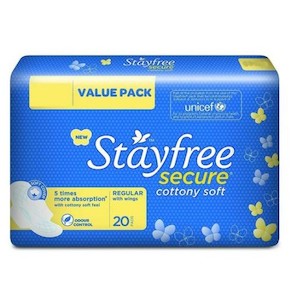 Sanitary Pads: Stayfree Regular Wing 20s