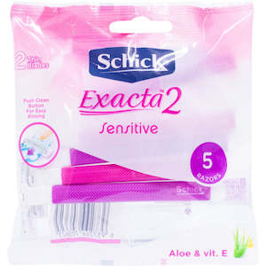 Shaving And Hair Removal Women: Shick Exacta 2 Women Pink 5Pk