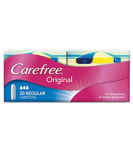 Tampons: Carefree Selections Light Regular Tampons 20s