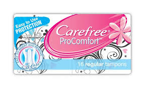 Tampons: Carefree Tampons Procomfort Regular 16s