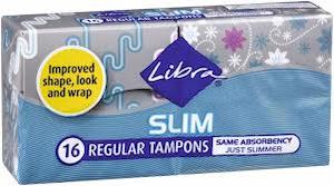 Tampons: Libra Tampon Slim Regular 16s